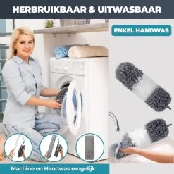 Novabeau® - Telescopische Plumeau – Plumeau Met Telescoopsteel – Ragebol – Uitschuifbaar – Grijs – 3-delige Set 15 Novabeau® - Telescopische Plumeau – Plumeau Met Telescoopsteel – Ragebol – Uitschuifbaar – Grijs – 3-delige Set -Kruideniers Winkel 1200x1200 1181