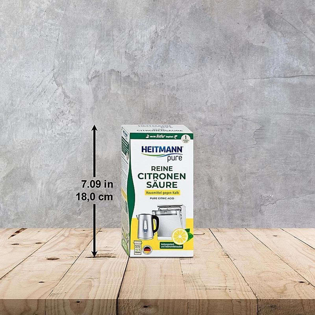 HEITMANN Pure Ontkalker- Citroenzuur Ontkalker, Natuurvriendelijke Kalkreiniger Voor Een Hygiënische Reiniging - Poeder, 1x 350 G 6 HEITMANN Pure Ontkalker- Citroenzuur Ontkalker, Natuurvriendelijke Kalkreiniger Voor Een Hygiënische Reiniging - Poeder, 1x 350 G - Afbeelding 4