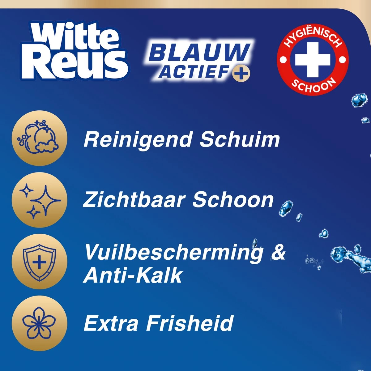 Witte Reus Blauw Actief Toiletblok - Hygiene - WC Blokjes Voordeelverpakking - 10 Stuks 5 Witte Reus Blauw Actief Toiletblok - Hygiene - WC Blokjes Voordeelverpakking - 10 Stuks - Afbeelding 3