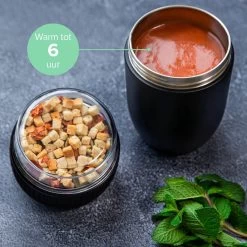 Coninx Thermos Lunchbox - Muesli Beker To Go - Isoleer Lunchpot - Yoghurtbeker To Go - Mueslibeker 840ml (600ml+240ml) - RVS / Zwart 15 Coninx Thermos Lunchbox - Muesli Beker To Go - Isoleer Lunchpot - Yoghurtbeker To Go - Mueslibeker 840ml (600ml+240ml) - RVS / Zwart -Kruideniers Winkel 1200x1200 1725