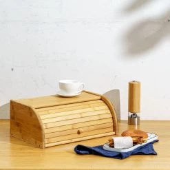 Merkloos Decopatent® Broodtrommel Met Rolluik - Bamboe Houten Brooddoos Met Schuifdeksel - Broodtrommel - Brood Bewaren En Vers Houden 14 Merkloos Decopatent® Broodtrommel Met Rolluik - Bamboe Houten Brooddoos Met Schuifdeksel - Broodtrommel - Brood Bewaren En Vers Houden -Kruideniers Winkel 1200x1200 1736