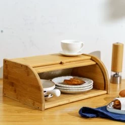 Merkloos Decopatent® Broodtrommel Met Rolluik - Bamboe Houten Brooddoos Met Schuifdeksel - Broodtrommel - Brood Bewaren En Vers Houden 15 Merkloos Decopatent® Broodtrommel Met Rolluik - Bamboe Houten Brooddoos Met Schuifdeksel - Broodtrommel - Brood Bewaren En Vers Houden -Kruideniers Winkel 1200x1200 1737