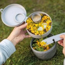 Koziol – Lunchbox / Lunchpot 1.0L – Praktische Muesli / Salade Beker To Go - 3 Compartimenten – Geschikt Voor Vriezer, Magnetron En Vaatwasser -Kruideniers Winkel 1200x1200 1775