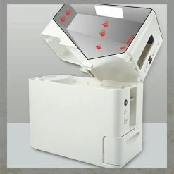 Merkloos TDR-Japans Rijst/Granen Container/Dispenser/ Opbergdoos - 6KG Inhoud - Wit -Kruideniers Winkel 1200x1200 1838