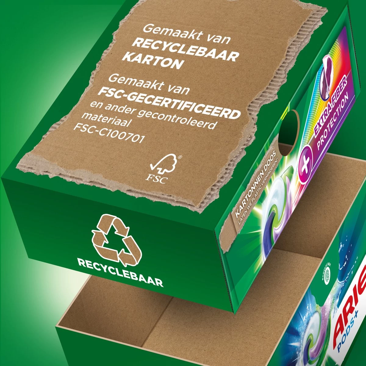 Ariel Wasmiddel Pods + Extra Vezelbescherming - Kleur - 4 X 28 Wasbeurten - Voordeelverpakking 6 Ariel Wasmiddel Pods + Extra Vezelbescherming - Kleur - 4 X 28 Wasbeurten - Voordeelverpakking - Afbeelding 4