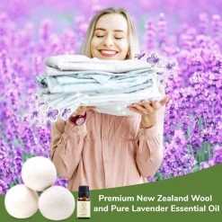 Merkloos Droger Ballen XL 6 Stuks Inclusief Lavendelolie – Zero Waste Dryer Balls - Duurzaam – Wasverzachter – Herbruikbare Drogerballen – Droogt De Was Sneller – Tiny Panda -Kruideniers Winkel 1200x1200 372