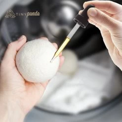 Merkloos Droger Ballen XL 8 Stuks – Zero Waste Dryer Balls - Duurzaam – Wasverzachter – Herbruikbare Drogerballen – Droogt De Was Sneller – Tiny Panda -Kruideniers Winkel 1200x1200 385