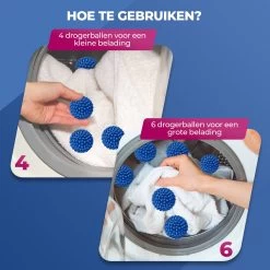 Roegaarden Drogerballen - Wasbollen - 6 Stuks - Siliconen - Sneller Droog - Anti-kreuk 16 Roegaarden Drogerballen - Wasbollen - 6 Stuks - Siliconen - Sneller Droog - Anti-kreuk -Kruideniers Winkel 1200x1200 395