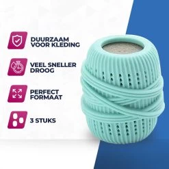 Roegaarden Drogerballen - Droogballen - Met Spons - Duurzaam - Sneller Droog -Kruideniers Winkel 1200x1200 436