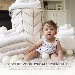 Merino Wollen Drogerballen XL - 10 Stuks - Herbruikbare Wasballen - Natuurlijke Wasverzachter - Wasbollen - Dryer Balls - Duurzame Nieuw-Zeelandse Droogballen -Kruideniers Winkel 1200x1200 451