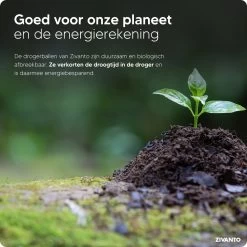 Drogerballen - Droogballen Voor Wasdrogers - Wasdrogerballen, Wasbollen & Wasballen - 100% Diervriendelijk, Duurzaam & Herbruikbaar - Duurzaam Cadeau - Energie Besparen - RWS Wol & Zero Waste - 6 Stuks Van Zivanto -Kruideniers Winkel 1200x1200 476