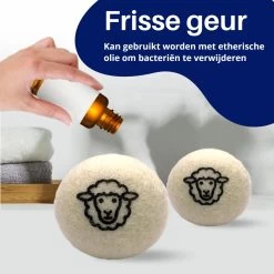 Waspakket - 6 Drogerballen - 2 Wasbollen - Maatschepje - Wasdoekje - Doseerbol - Wasbol - Doseerbollen 13 Waspakket - 6 Drogerballen - 2 Wasbollen - Maatschepje - Wasdoekje - Doseerbol - Wasbol - Doseerbollen -Kruideniers Winkel 1200x1200 510