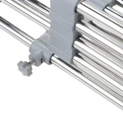 IBright Verstelbare Keukenrek - Gootsteen Mand - Afdruiprek – Vergiet – Verstelbaar In Lengte - Uitschuifbaar - RVS Grijs 25 IBright Verstelbare Keukenrek - Gootsteen Mand - Afdruiprek – Vergiet – Verstelbaar In Lengte - Uitschuifbaar - RVS Grijs -Kruideniers Winkel 1200x1200 563