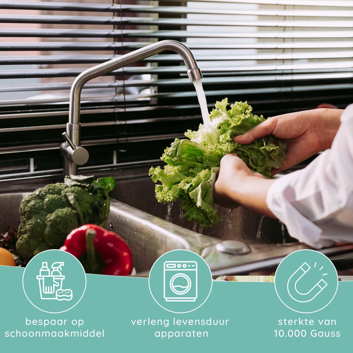 Jooba Magnetische Waterontharder - 1+1 GRATIS - Waterontharder Magneet - Waterontharder Waterleiding - Ontkalker - 4000 Silvertech - Waterontkalker - Antikalk Magneet - Kalkaanslag 7 Jooba Magnetische Waterontharder - 1+1 GRATIS - Waterontharder Magneet - Waterontharder Waterleiding - Ontkalker - 4000 Silvertech - Waterontkalker - Antikalk Magneet - Kalkaanslag - Afbeelding 5