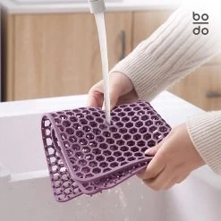 BODO Gootsteenmat Siliconen Donker Grijs - 30.5 X 30.5 Cm - Keuken Accessoires - Gootsteen Beschermer - Onderzetters Siliconen - Anti Kras - Gootsteen Accessoires 14 BODO Gootsteenmat Siliconen Donker Grijs - 30.5 X 30.5 Cm - Keuken Accessoires - Gootsteen Beschermer - Onderzetters Siliconen - Anti Kras - Gootsteen Accessoires -Kruideniers Winkel 1200x1200 772