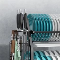 Merkloos Afdruiprek - Afdruiprek Met Lekbak - Afwas - Metaal - Zwart - RVS Afwasrek 10 Merkloos Afdruiprek - Afdruiprek Met Lekbak - Afwas - Metaal - Zwart - RVS Afwasrek -Kruideniers Winkel 1200x1200 779