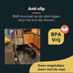 HYP. Afdruiprek Voor Afwas RVS - Pannen Rooster Hittebestendig - Afdruiprooster - Pannenonderzetter - Afkoelrooster - Camping - Rolmat -Kruideniers Winkel 1200x1200 810