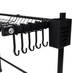 Afdruiprek Droger Zwart Voor Bestek Boven De Gootsteen 65 Cm X 29 Cm X 52 Cm -Kruideniers Winkel 1200x1200 817