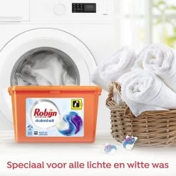 Robijn Stralend Wit 3 In 1 Wascapsules Speciaal Voor De Witte Was - 40 Wasbeurten Kwartaalbox -Kruideniers Winkel 1200x1200 89