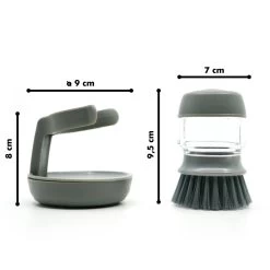 In Round Afwasborstel Met Zeepdispenser / Zeepreservoir – Inclusief Houder – Grijs – Afwas Borstel – Zeep Handborstel – Doseerpomp – Afwasmiddel Dispenser – Navulbaar 13 In Round Afwasborstel Met Zeepdispenser / Zeepreservoir – Inclusief Houder – Grijs – Afwas Borstel – Zeep Handborstel – Doseerpomp – Afwasmiddel Dispenser – Navulbaar -Kruideniers Winkel 1200x1200 895