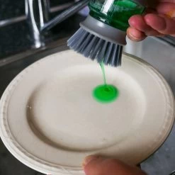 In Round Afwasborstel Met Zeepdispenser / Zeepreservoir – Inclusief Houder – Grijs – Afwas Borstel – Zeep Handborstel – Doseerpomp – Afwasmiddel Dispenser – Navulbaar 16 In Round Afwasborstel Met Zeepdispenser / Zeepreservoir – Inclusief Houder – Grijs – Afwas Borstel – Zeep Handborstel – Doseerpomp – Afwasmiddel Dispenser – Navulbaar -Kruideniers Winkel 1200x1200 898