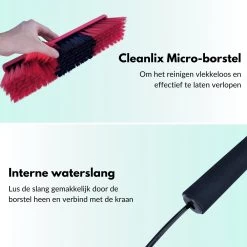 Cleanlix Telescoopsteel Met Borstel - Met Waterdoorvoer - Telescopische Wasborstel - Ramenwassen - Uitschuifbaar Tot 7,2 Meter -Kruideniers Winkel 1200x1200 926