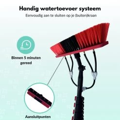 Cleanlix Telescoopsteel Met Borstel - Met Waterdoorvoer - Telescopische Wasborstel - Ramenwassen - Uitschuifbaar Tot 7,2 Meter -Kruideniers Winkel 1200x1200 930
