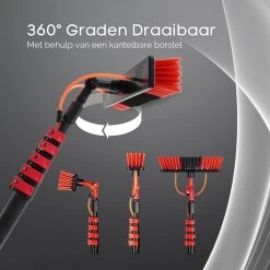 Merkloos Telescoopsteel Ramenwassen 4,6M - Met Borstel & Waterdoorvoer - Voor Ramen - Watertoevoer - Borstel 19 Merkloos Telescoopsteel Ramenwassen 4,6M - Met Borstel & Waterdoorvoer - Voor Ramen - Watertoevoer - Borstel -Kruideniers Winkel 1200x1200 982