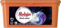 Robijn Black Velvet 3 In 1 Wascapsules Speciaal Voor De Zwarte Was - 29 Wasbeurten