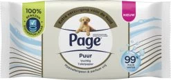 Page Puur Vochtig Toiletpapier - Extra Duurzaam Vochtig Wc Papier - 12 X 38 Stuks - Voordeelverpakking -Kruideniers Winkel 1200x564 1