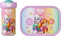 Paw Patrol Girls Voordeelset Lunchbox & Schoolbeker - Mepal Broodtrommel & Drinkbeker -