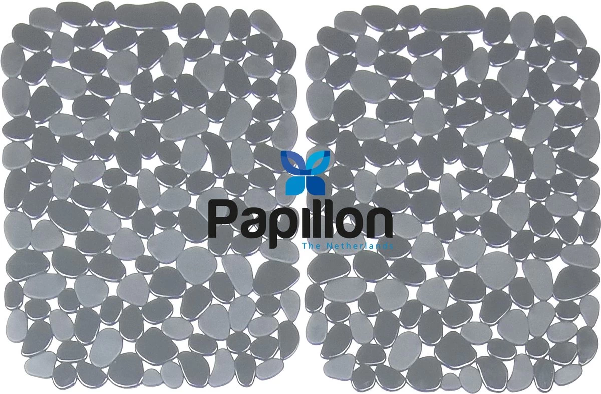 Merkloos Gootsteenmat - 40x30 Cm - Papillon Kiezels Grijs 5 Merkloos Gootsteenmat - 40x30 Cm - Papillon Kiezels Grijs - Afbeelding 3