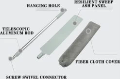 Verstelbare Stofdoek Voor Jaloezieën / Verstelbare Plumeau / Verstelbare Stofdoek / Reinigings Borstel Jaloezieën / Jaloerzieën Reiniger/ Intrekbare Stofborstel / Onder Kast Dweil / Intrekbare Verstelbare Plumeau / Stoffer / Schoonmaken Tips -Kruideniers Winkel 1200x791 2