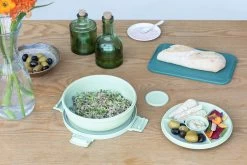 Brabantia Make & Take Salade Lunchbox - 1,3 L - Kunststof - Jade Green -Kruideniers Winkel 1200x800 47