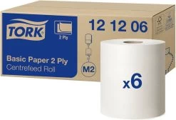 Poetsrol Tork M2 121206 2-laags - 20cm X 160m - 6 Rollen -Kruideniers Winkel 1200x816