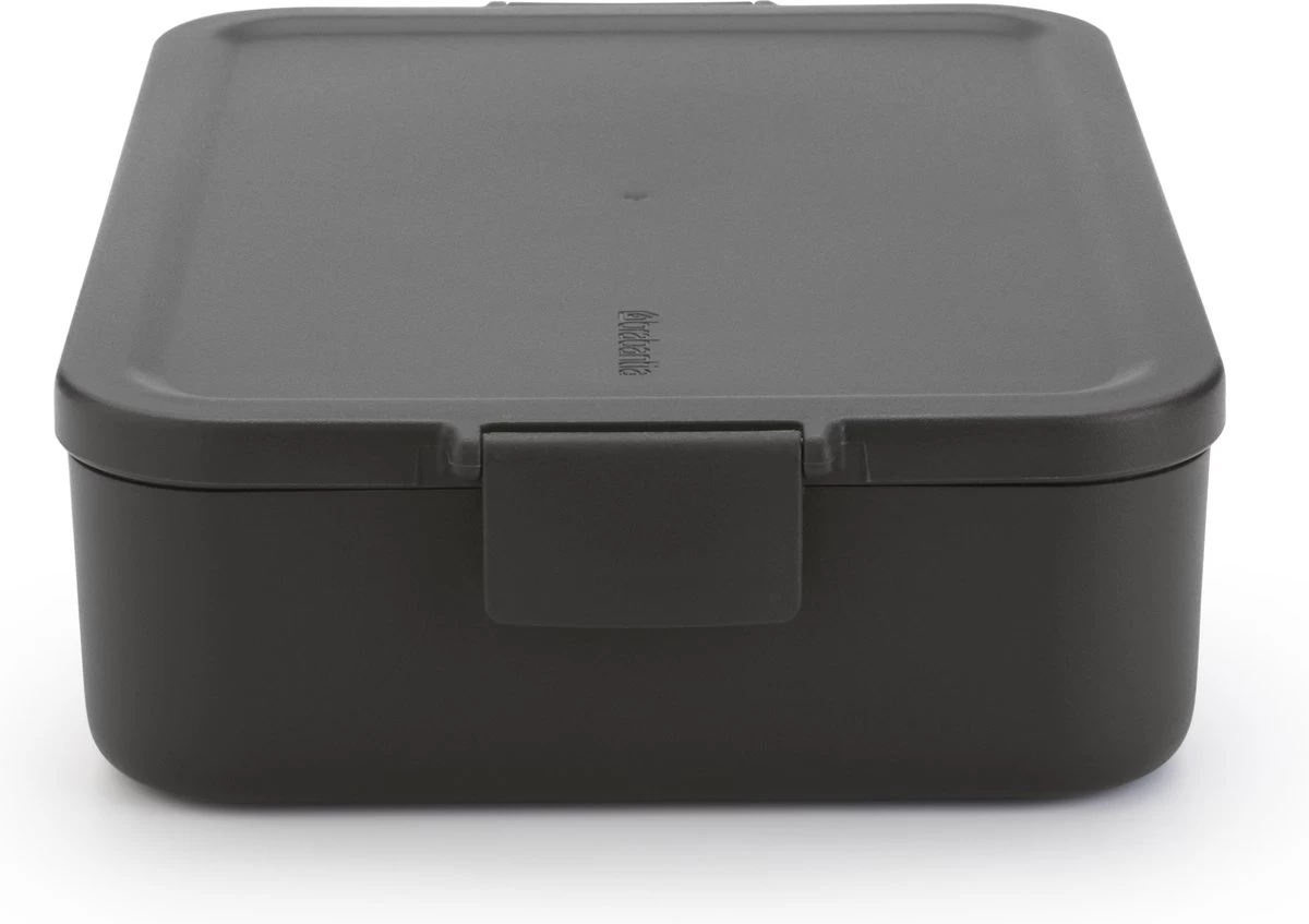 Brabantia Make & Take Bento Lunchbox Incl Bentobox - Large - Kunststof - Dark Grey 22 Brabantia Make & Take Bento Lunchbox Incl Bentobox - Large - Kunststof - Dark Grey - Afbeelding 20