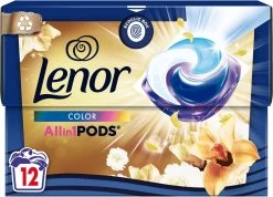 Lenor All In 1 Pods Amber & Orchidee - Waspods - 4 X 12 Wasbeurten Voordeelverpakking -Kruideniers Winkel 1200x865