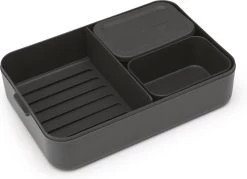 Brabantia Make & Take Bento Lunchbox Incl Bentobox - Large - Kunststof - Dark Grey 36 Brabantia Make & Take Bento Lunchbox Incl Bentobox - Large - Kunststof - Dark Grey -Kruideniers Winkel 1200x868 2