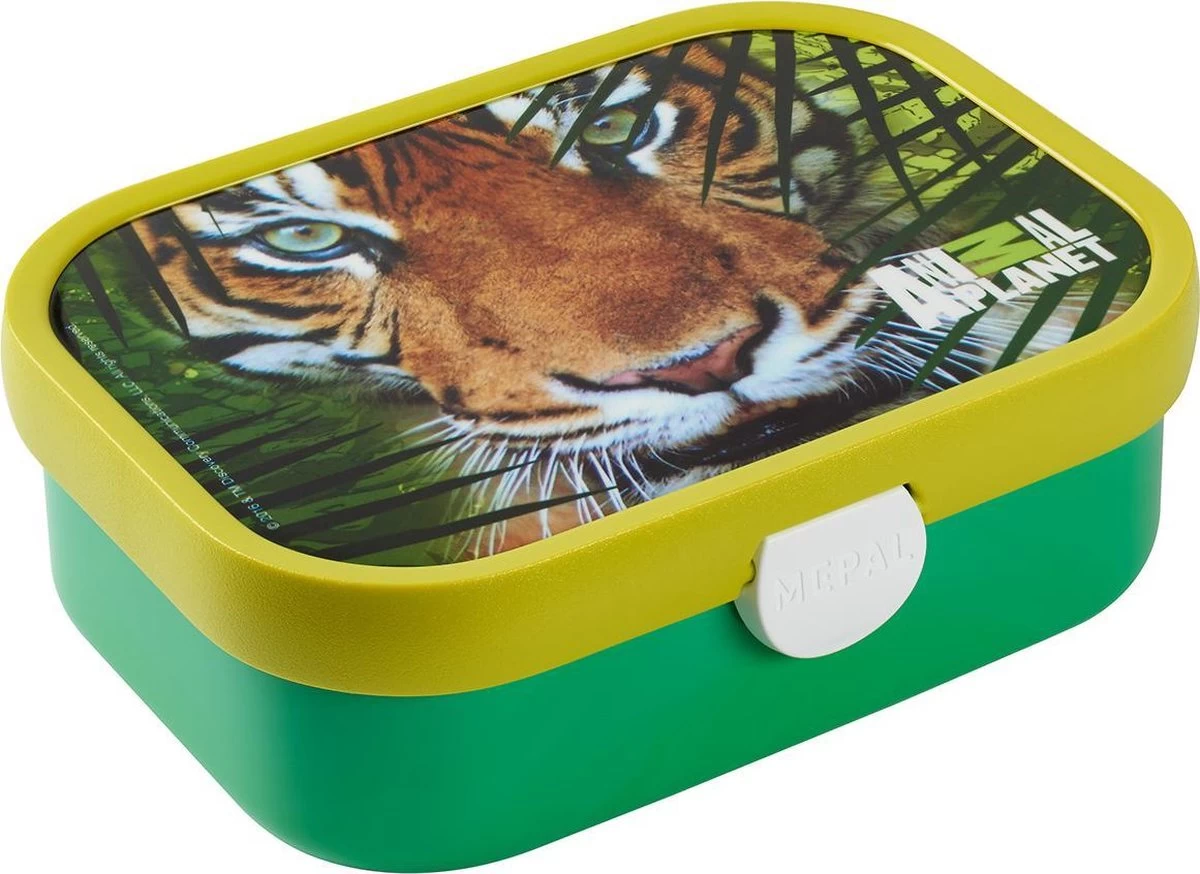Mepal – Lunchset Campus (sb + Lb) – Schoolbeker En Broodtrommel Voor Kinderen – Animal Planet Tiger – Bento Box - Lekvrij 4 Mepal – Lunchset Campus (sb + Lb) – Schoolbeker En Broodtrommel Voor Kinderen – Animal Planet Tiger – Bento Box - Lekvrij - Afbeelding 2