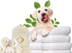 LuxerLiving Wasbol Set Van 6 - Droogt Tot 30% Sneller - Wasverzachter - Droger Ballen - Dryer Balls - Ecologisch - 100% Wol 12 LuxerLiving Wasbol Set Van 6 - Droogt Tot 30% Sneller - Wasverzachter - Droger Ballen - Dryer Balls - Ecologisch - 100% Wol -Kruideniers Winkel 1200x879