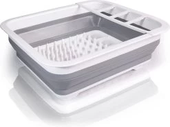 Amazy Afdruiprek Opvouwbaar & Bpa-vrij - Afdruiprek Voor Het Drogen Van Bestek, Borden, Glazen & Flessen - Afdruipmat In Grijs-wit Van Kunststof & Silicone Voor Gootsteen, Spoelbakken, Keuken 12 Amazy Afdruiprek Opvouwbaar & Bpa-vrij - Afdruiprek Voor Het Drogen Van Bestek, Borden, Glazen & Flessen - Afdruipmat In Grijs-wit Van Kunststof & Silicone Voor Gootsteen, Spoelbakken, Keuken -Kruideniers Winkel 1200x900 16