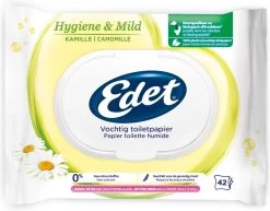 Edet Kamille Vochtig Wc Papier - 7 Stuks - Met Natuurlijke Kamille Extracten
