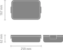 Brabantia Make & Take Bento Lunchbox Incl Bentobox - Large - Kunststof - Dark Grey 26 Brabantia Make & Take Bento Lunchbox Incl Bentobox - Large - Kunststof - Dark Grey -Kruideniers Winkel 1200x959 5