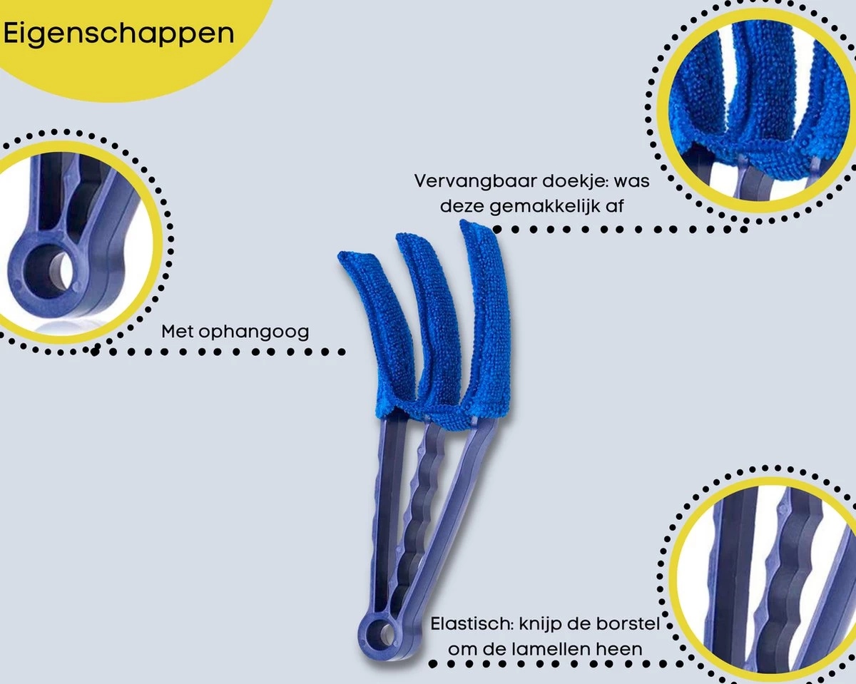Merkloos Jaloezie Reiniger Plumeau - Jaloezie Stoffer - Lamellen Reiniger - Stof Verwijderen - Lamellen Stofvrij 5 Merkloos Jaloezie Reiniger Plumeau - Jaloezie Stoffer - Lamellen Reiniger - Stof Verwijderen - Lamellen Stofvrij - Afbeelding 3