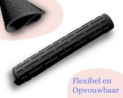 HOMYHON Afdruipmat -Afdruipmat Siliconen -Pannenonderzetter- Antislip -Hittebestendig - Aanrecht Mat -Siliconen Mat - 40 X 46 Cm - Zwart -Kruideniers Winkel 1200x960