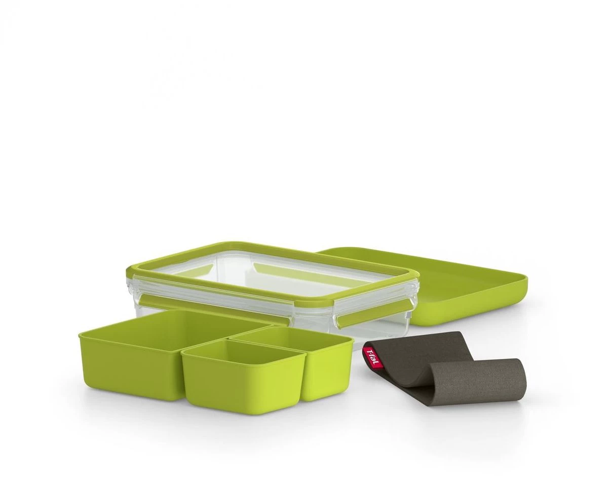 Tefal Masterseal To Go Lunchbox - 1.2L - Rechthoekig 4 Tefal Masterseal To Go Lunchbox - 1.2L - Rechthoekig - Afbeelding 2