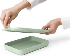 Brabantia Make & Take Lunchbox - Plat - Kunststof - Jade Green -Kruideniers Winkel 1200x969 2