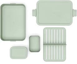 Brabantia Make & Take Bento Lunchbox Incl Bentobox- Large - Kunststof - Jade Green -Kruideniers Winkel 1200x996 1