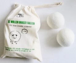 Jean's Goods Drogerballen - Droogballen - Wasdrogerballen - Wasdroger Ballen - Wasbol - Wasbollen - Wasballen - Energiebesparende Producten - Energiebesparend - Duurzaam Cadeau - RWS Wol - Zero Waste - Wasverzachter - Beige - 6 Stuks -Kruideniers Winkel 1200x997
