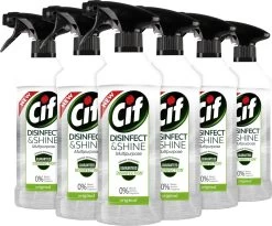 Cif Disinfect & Shine Original Desinfectie Spray - 6 X 500 Ml - Voordeelverpakking -Kruideniers Winkel 1200x998 1